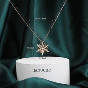 img 3 attached to 🎁 Jagucho Sterling Silver/Rose Gold Plated Dainty Chain Necklace with Y Pendant - Fashion Jewelry for Women and Teen Girls, Perfect Gift!