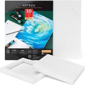 img 4 attached to 🎨 Premium Foldable Acrylic Painting Set: Heavyweight, Acid-Free Art Supplies for Artists, Painters & Drawers