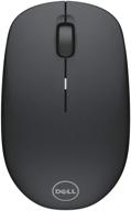 🖱️ dell wm126 wireless computer mouse - extended battery life and ergonomic design (black) logo