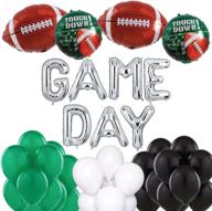 football balloon letters footballs balloons logo