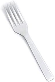 img 1 attached to Maryland Plastic Forks, White (Pack of 50) - P2501: Durable and Convenient Disposable Cutlery