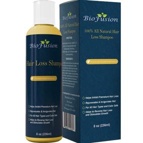 img 4 attached to 🧴 Biofusion 8 oz Hair Loss Shampoo for Men & Women - Topical Hair Regrowth & Prevention Solution for Thinning Hair - Natural Anti Hair Loss Formula - Ideal for Dry, Oily, and Damaged Hair - USA Made