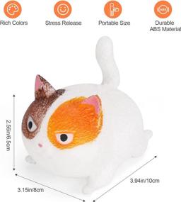 img 3 attached to 🐱 BlisswingS Squishy Cat Set Christmas: Adorable Holiday Gift, Perfect for Cat Lovers