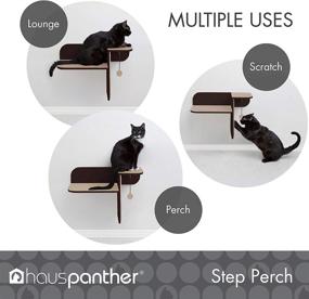 img 2 attached to Wall-Mounted Cat Perch &amp; Scratcher - Primetime Petz Hauspanther Step Perch