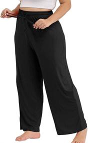 img 2 attached to 👚 Allegrace Womens Stretch Pajama with Drawstring - Women's Lingerie, Sleepwear & Lounge Clothing
