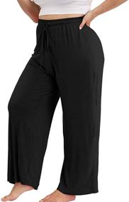 img 3 attached to 👚 Allegrace Womens Stretch Pajama with Drawstring - Women's Lingerie, Sleepwear & Lounge Clothing