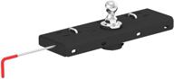 🔒 curt 60607 double lock gooseneck hitch with 2-5/16-inch flip-and-store ball, rated for 30,000 lbs logo