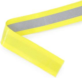 img 1 attached to Dritz Iron Reflective Ribbon in Vibrant Yellow - Enhance Visibility and Safety