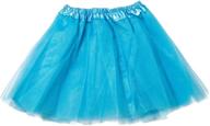 👗 sunnywood women's tutu mini skirt: triple layered, elastic waist, perfect fit for size 00 to size 5 teen girls and young adults logo