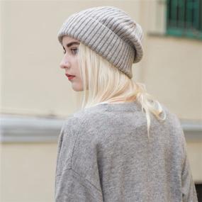 img 2 attached to 🧢 Stay Stylish and Cozy with the ZLYC Winter Slouchy Beanie Hat – Ribbed Knit Stretch Skull Cap for Women and Men