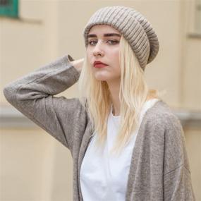 img 3 attached to 🧢 Stay Stylish and Cozy with the ZLYC Winter Slouchy Beanie Hat – Ribbed Knit Stretch Skull Cap for Women and Men