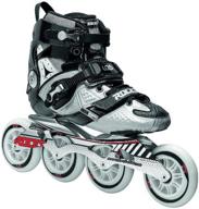 🏃 roces lab fitness inline skates blades black/silver 400721 - ideal choice for active men logo