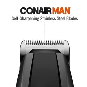 img 1 attached to 🧔 ConairMAN Beard and Mustache Trimmer for Men - All-in-One