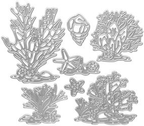 img 4 attached to 🌟 Creative Starfish Embossing Stencils: Perfect for Scrapbooking Projects