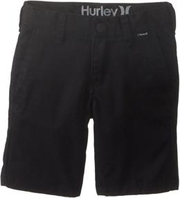 img 2 attached to Hurley Little Woven Shorts Black