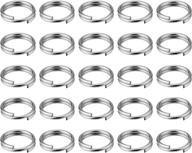🔗 eboot silvery beading & jewelry making pieces split rings - enhanced for seo! logo
