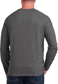 img 1 attached to Black Men's Clothing - Amazon Essentials Long Sleeve Henley Shirts