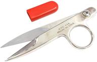 🧵 high end thread nipper - 4.5 inch - 100% made in usa - professional series with red rubber safety cap for sewing and tailoring logo