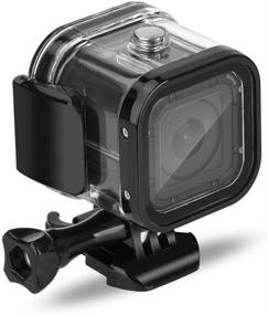 img 4 attached to 📸 Nechkitter 60m Dive Protective Housing Case for GoPro Hero 5 Session, Hero 4 Session, and Hero Session - Waterproof Housing Case with High Transmission