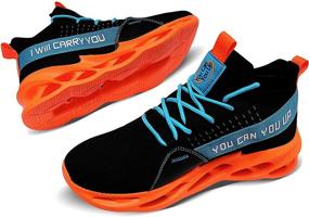 img 1 attached to Men's Lightweight Athletic 👟 Walking Sneakers - Caitin Running Shoes