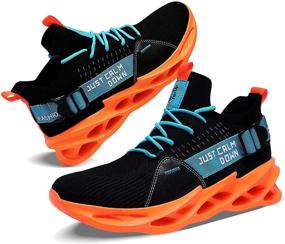 img 2 attached to Men's Lightweight Athletic 👟 Walking Sneakers - Caitin Running Shoes