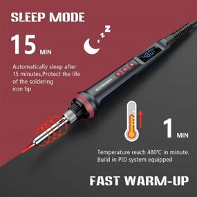 img 2 attached to 🔥 Advanced Thermostatic Electronics Soldering with Auto Sleep Feature