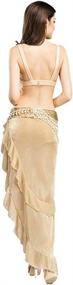 img 2 attached to 👗 Exquisite ROYAL SMEELA Belly Dancer Costume: Stunning Bra, Belt & Skirt Set for Sensual Dancing & Carnival Celebrations
