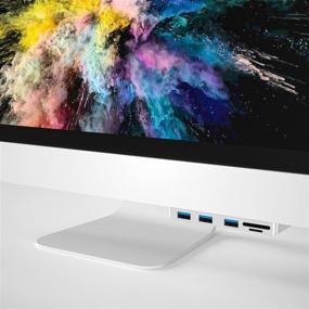 img 4 attached to 🔌 Cateck iMac Hub Aluminum USB Hub Adapter Docking Station | Micro SD & Micro SD Card Reader Combo | 3 USB 3.0 Port | Compatible with 2021 iMac and iMac Pro (Upgrade Version)