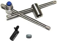 🎱 dunn's pool; billiard and snooker cue stick tip shaper - stainless steel, durable for tips from 9mm to 14mm логотип