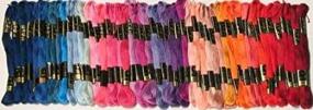 img 3 attached to 🧵 Enhance Your Cross Stitch Projects with ThreadNanny 100 Anchor Cotton Hand Embroidery Floss Thread Skeins