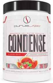 img 4 attached to 🍉 Purus Labs Condense Pre Workout Melon Berry Cooler with Carnosyn Beta Alanine - Enhances Endurance (40 Servings)