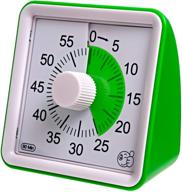 ⏰ wynnline 60-minute visual analog timer - countdown clock for classroom, kids with autism, silent, no loud ticking – kitchen minute timer with low &amp; high, 3 &amp; 60 sec alarm, green" - "wynnline 60-minute visual analog timer - countdown clock for classroom, kids with autism, silent, non-ticking – kitchen minute timer with low &amp; high, 3 &amp; 60 second alarm, green logo