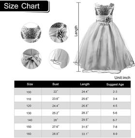 img 2 attached to 👗 Acecharming Little Wedding Dresses – Perfect for Girls' Clothing, Ages 10-11