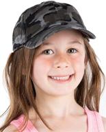 funky junque girls baseball cap: stylish and sporty headgear for trendy young athletes! логотип