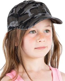 img 3 attached to Funky Junque Girls Baseball Cap: Stylish and Sporty Headgear for Trendy Young Athletes!