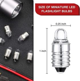 img 3 attached to Miniature Flashlight 💡 Bulbs Replacement - High-Quality Pieces