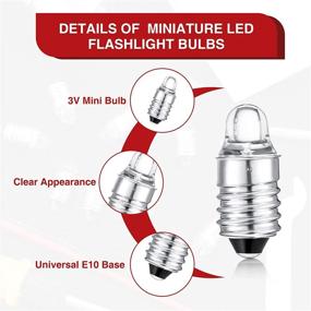 img 2 attached to Miniature Flashlight 💡 Bulbs Replacement - High-Quality Pieces