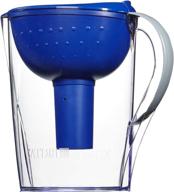 💧 enhance your water quality with the brita pacifica water filter pitcher in blue logo