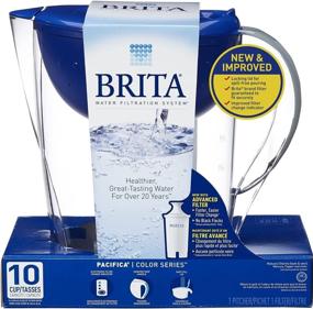 img 3 attached to 💧 Enhance Your Water Quality with the Brita Pacifica Water Filter Pitcher in Blue