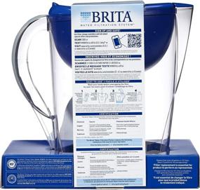 img 2 attached to 💧 Enhance Your Water Quality with the Brita Pacifica Water Filter Pitcher in Blue
