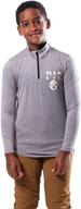 ultra game pittsburgh steelers quarter zip logo