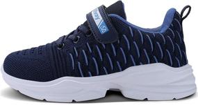 img 3 attached to Vivay Boys Tennis Shoes Lightweight Sneakers for Girls - Tennis & Running Shoes for Kids