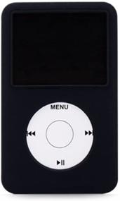 img 3 attached to 📱 Premium Silicone Skin Case for iPod Classic 3: 80g, 120g, 3rd Generation & 160g - Flexible Rubber Cover (Black)
