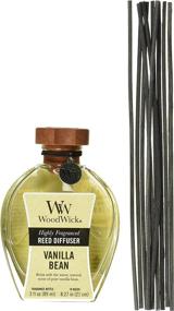 img 1 attached to 🕯️ WoodWick Ribbonwick Reed Diffuser: Luxurious Vanilla Bean Scent, 3 Ounces