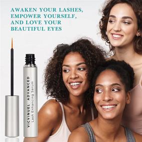 img 1 attached to 👁️ VICVINUEL Eyelash Growth Serum: Advanced Formula for Lashes and Eyebrows, Enhances Growth with Proprietary Peptides - 60 Day Supply