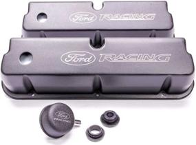 img 2 attached to Enhance Performance with the Ford Racing M-6582-LE302BK Black Laser Etched Aluminum Valve Cover Set