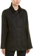 barbour womens beadnell jacket black women's clothing in coats, jackets & vests logo