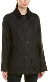 img 3 attached to Barbour Womens Beadnell Jacket Black Women's Clothing in Coats, Jackets & Vests