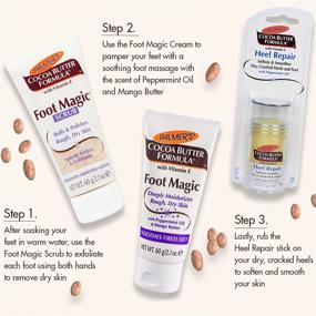 img 2 attached to 👣 Palmer's Cocoa Butter Formula Heel Repair Stick | 0.9 Ounce | Product Code 43926