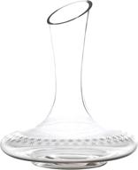 exquisite red wine decanter: hand blown lead-free crystal, engraved & unique - ideal gift for wine lovers - 1800ml логотип